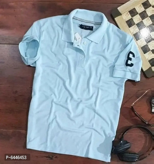 Cotton Half Sleeves Mens Polo T-Shirt (Pack Of 3 )