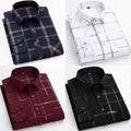 Stylish Premium Checked Cotton Casual Shirts,Full Sleeve(Pack Of 4)