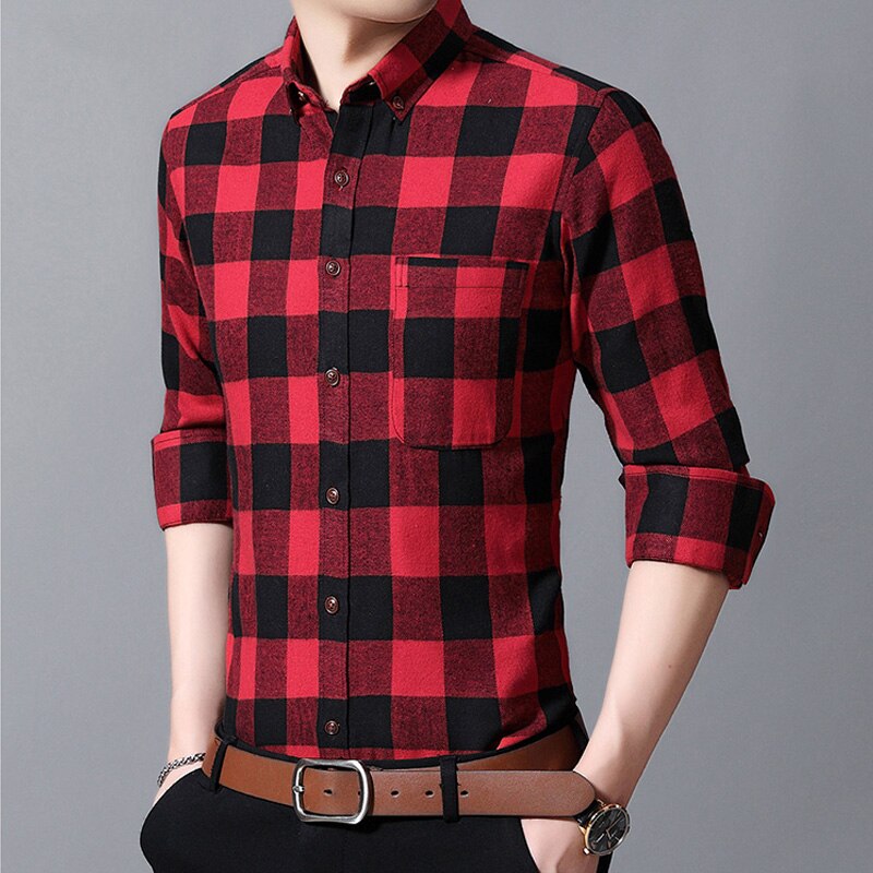 Premium Quality 100% Cotton Checkred Shirts pack of 4
