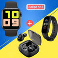 Series 6 Smartwatch + Boult Audio Earbuds + Smartband [Combo Of 3]